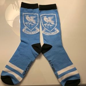 Ravenclaw and Hufflepuff socks
